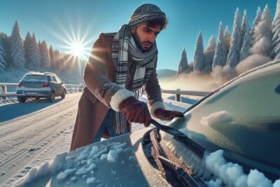 como quitar hielo parabrisas coche de forma efectiva