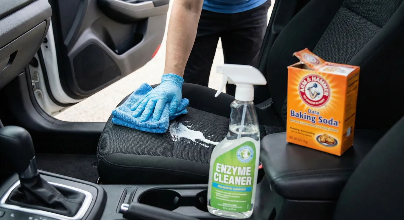 limpiar leche derramada coche guia rapida para eliminar olores y manchas