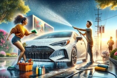 limpiar coche blanco de forma efectiva