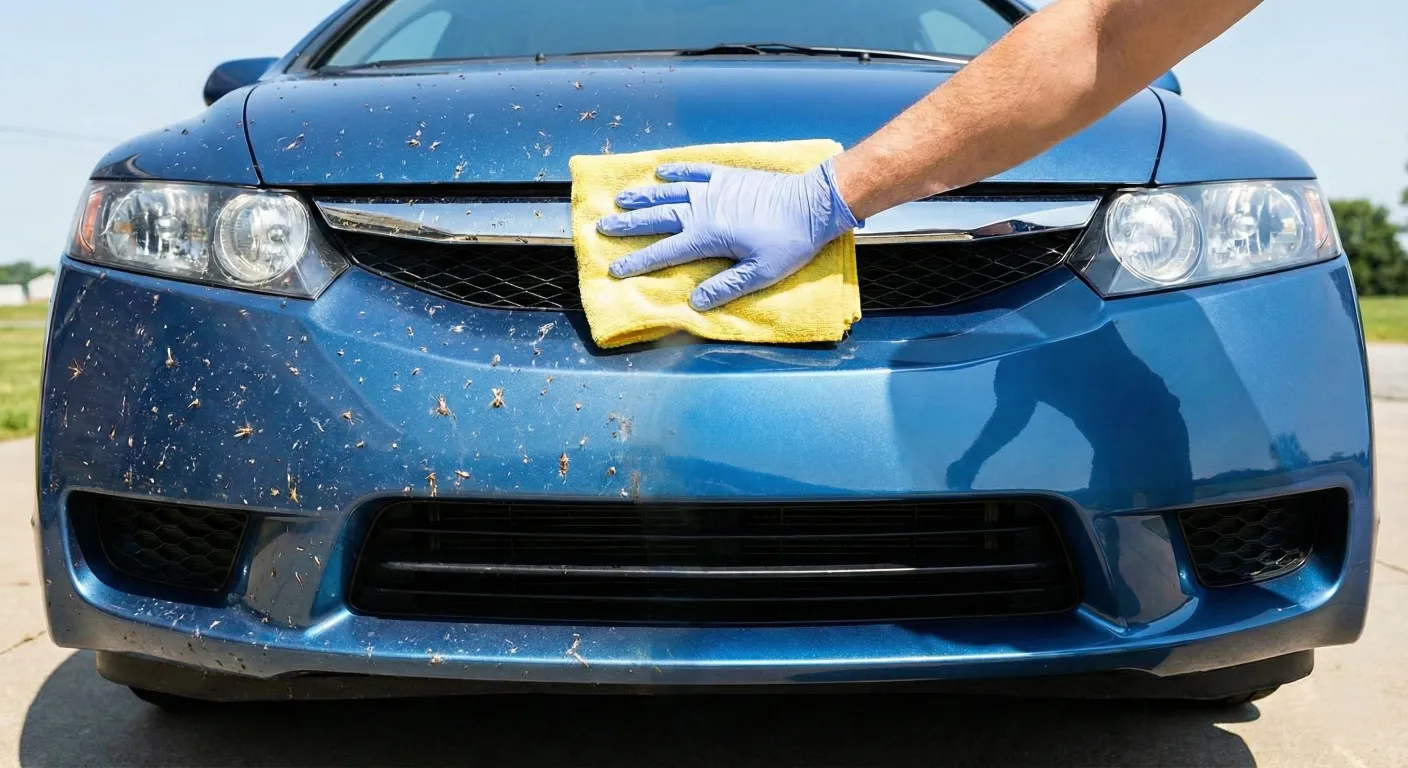 limpiar mosquitos coche consejos y trucos efectivos