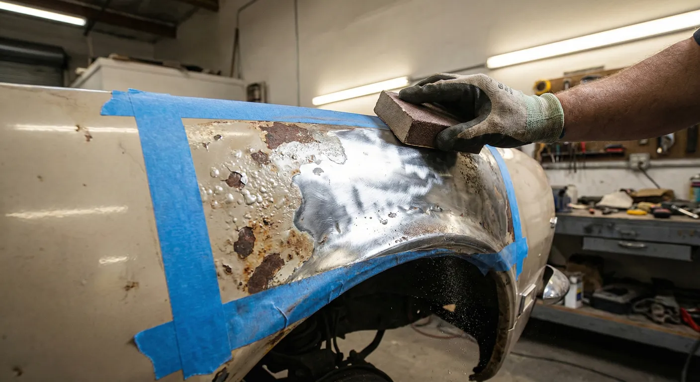 limpiar oxido coche metodos y consejos