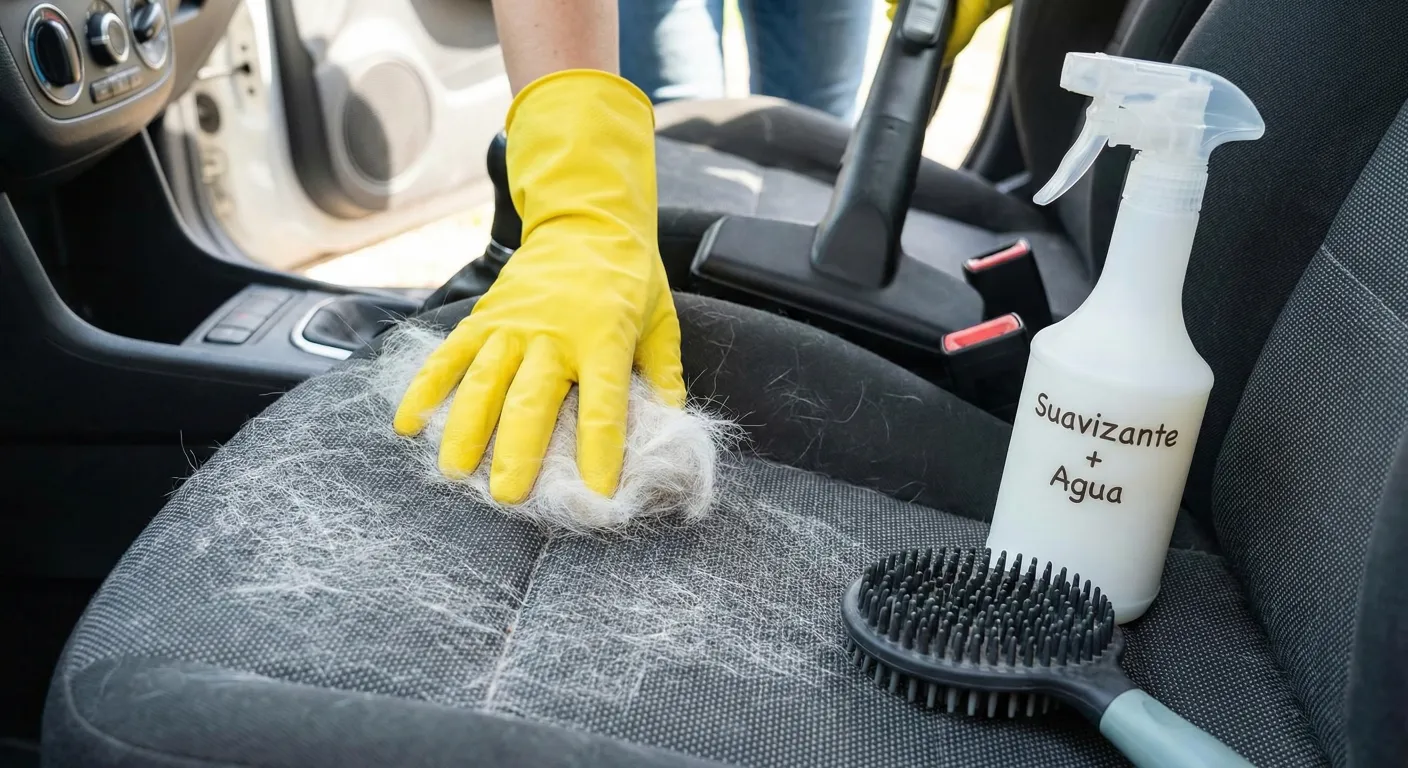 quitar pelos perro coche trucos sencillos y efectivos