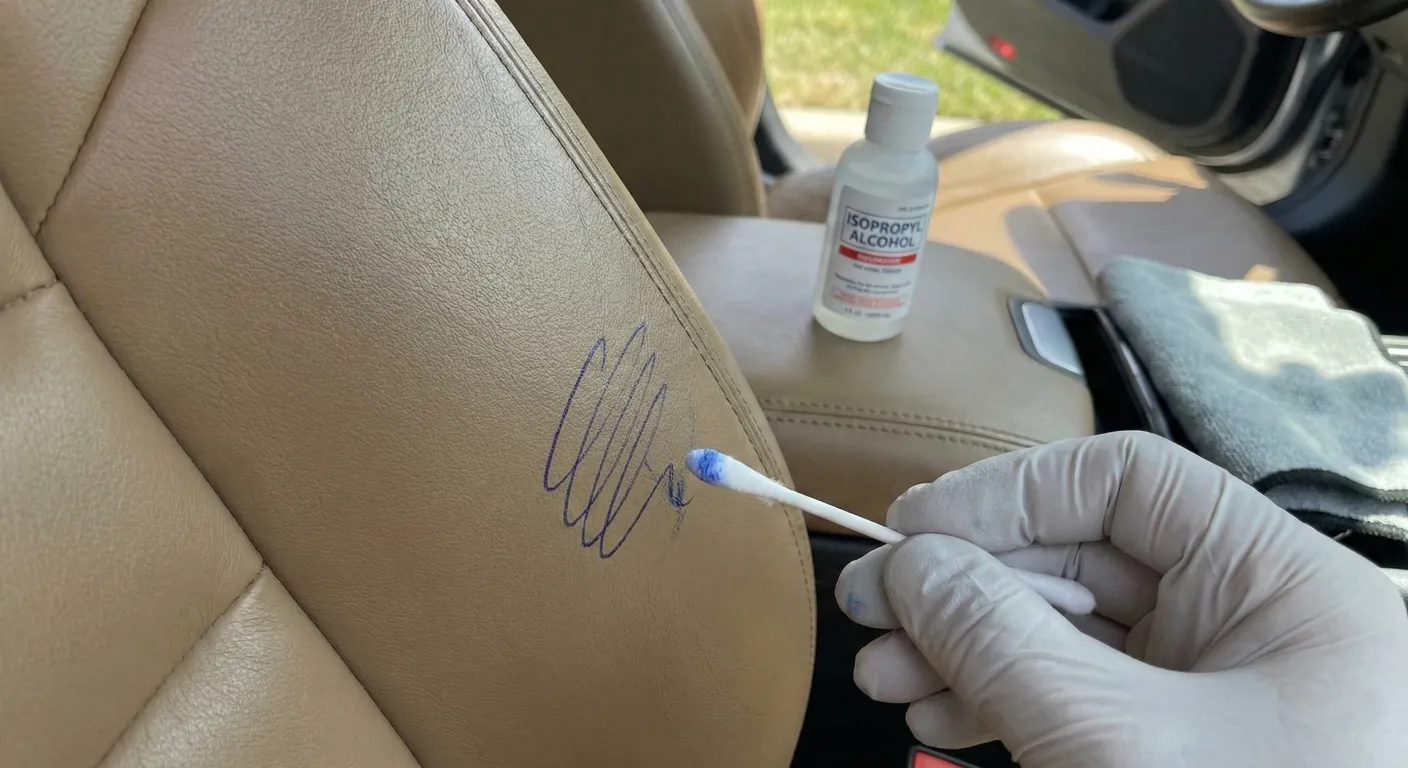 limpiar tinta boligrafo asiento coche metodos efectivos