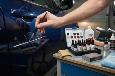 Reparación de arañazos de la carrocería del coche